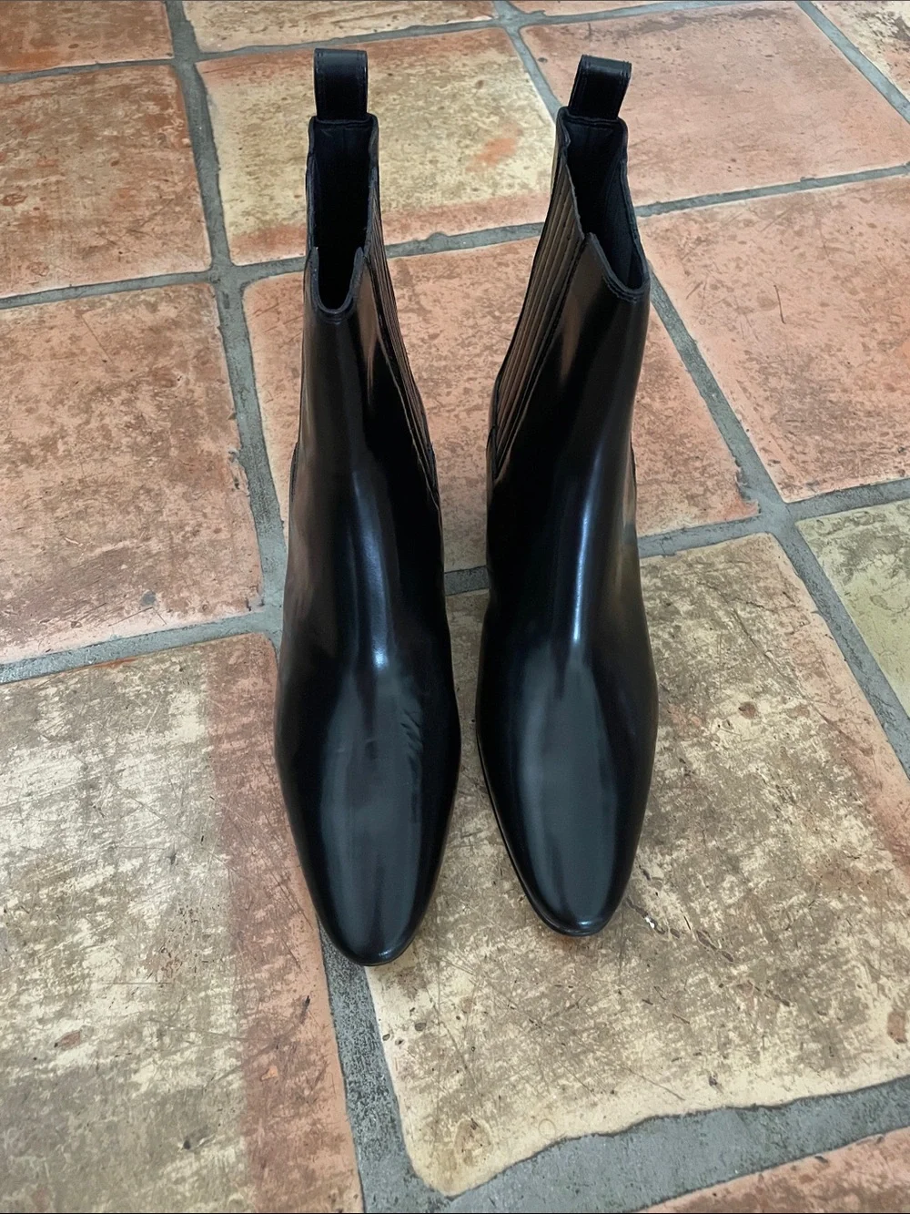 J. Crew Piper Black Leather Ankle Boots Size 11 NEW NIB